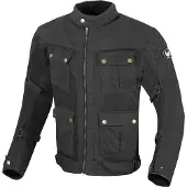Merlin Chigwell Utility Schwarz Motorrad Wachsjacke Größe 3XL