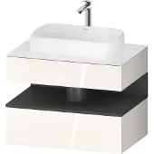 Duravit Waschtischunterschrank Qatego 80x55x60cm, gra m/we g, Pl, Nischenb