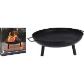 Koopman Feuerschale Feuerstelle Feuerkorb Lagerfeuer Metall Ø 58 cm für Garten Terrasse