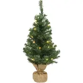 Kaemingk Kaiserlicher Baum vorbeleuchtet h75 cm35l grün