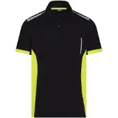 Dassy Poloshirt Veracruz COPES83 710055 Gr. 2XL schwarz/neongelb