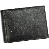 Ronaldo Herrenleder Brieftasche Salz schwarz universell