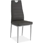 Feldmann-Wohnen Esszimmerstuhl Küchenstuhl Set H-260 grau 6er Set