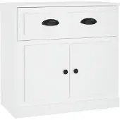 Syfax Sideboard Weiß 70x35,5x67,5 cm Holzwerkstoff