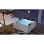 AEA Whirlpool Badewanne 2 Personen Wanne Led Beleuchtung Hydrotherapie