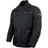 Roleff RO700 Motorradjacke – Preiswert, Robust & Sicher in Schwarz Größe: XXL,