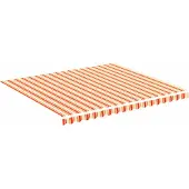 Syfax Markisenbespannung Gelb und Orange 4x3,5 m