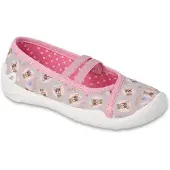 Befado Ballerinas Hausschuhe Blanca 116X325 rosa Hunde