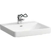 Laufen PRO Liberty Waschtisch, barrierefrei, ohne Hahnloch, ohne Überlauf, 600x550mm, H8119500001421