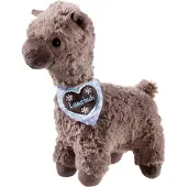 Heunec Kuscheltier "Kuma, Lama, Lausbub, 30 cm", braun, Plüschfiguren, KinderH:30cm, Polyester, Kuscheltier, Made in Germany, H:30cm