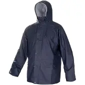 ART.MAS Blaue, elastische Regenjacke mit Verstärkung XXL