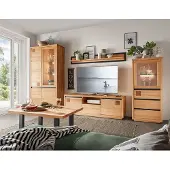 Lomadox Wohnzimmer Komplett Set 5-teilig modern in massiver Buche WINCHESTER-69