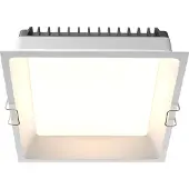 Maytoni Einbaustrahler Okno LED incl. Weiß aus Aluminum und Kunststoff 24W für Küche, Schlafzimmer, Wohnzimmer, Esszimmer, Lobby
