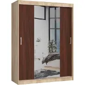 Akord Schwebetürenschrank 150X60X200 Cm Sonoma/Wenge