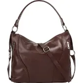 Samantha Look Henkeltasche "Damen echt Leder, Made in Italy" echt Leder, Made in Italy