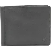 Esquire Leder Geldklammer Logo Money Clip Wallet Black schwarz
