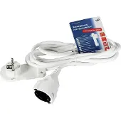 REV 0016035114, 3 m, Drinnen, 1,5 mm², Weiß, 1 AC-Ausgänge, 1 Stück(e)