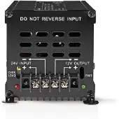 Nedis POCO106 Spannungswandler Auto Angetrieben 24 V DC 12 V DC 240 W Schwarz