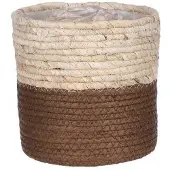 Edelman Dekorativer Aufbewahrungskorb Rachel 12 cm braun