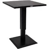 Degamo Stehtisch Lifttisch LAVAL 75x75cm, Aluminium anthrazit, höhenverstellbar