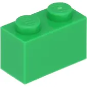 LEGO 50 Stück , Teile Nr. 3004 in Hellgrün (Bright Green)