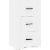 Syfax Sideboard Weiß 40x33x70 cm Holzwerkstoff