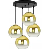 Light11 HOME Hängelampe Deckenleuchter Golden Lampenschirm 20 cm