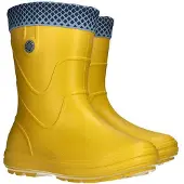 Demar Gummistiefel VIBES Regenstiefel Garten Arbeitsschuhe EVA gefüttert Gelbe 36/37