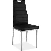 Feldmann-Wohnen Esszimmerstuhl Küchenstuhl Set H-260 schwarz 6er Set