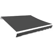 Syfax Ersatzstoff für Markise Grau 600x300 cm Polyester