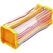 Tsi Schlampermäppchen transp. 200x68x68 mm, orange