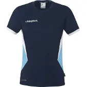 Uhlsport Trainingsshirt "Trainings-T-Shirt Equipe 29 Women", Damen, Gr. XS, blau (marine, skyblau, weiß), Obermaterial: 100% Polyester Pol. recyc.., Shirts Trainingsshirt