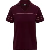 K-way - Women's Mazardy Stripes - Polo-Shirt Gr S rot