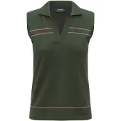 K-way - Women's Jaligne Stripes - Polo-Shirt Gr S oliv