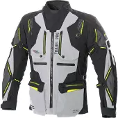 Büse Travel Pro Hellgrau Schwarz Textiljacke Größe 48