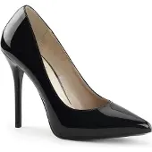Pleaser AMUSE-20 Damen Pumps von , Schwarz Lack , EU 46, US 16