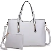 Sonstiges Miss Lulu Damen Handtasche Schultertasche Set Kunstleder