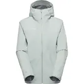 Mammut - Women's Crater Light Hardshell Hooded Jacket - Regenjacke Gr XL grau