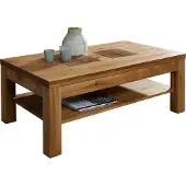 Lomadox Couchtisch 118x70cm, Wildeiche massiv geölt, WINNIPEG-69