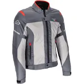 Acerbis Dual Road Jacke Polyester Genehmigt Auf Straße Ruby Lady Grau/Rot größe M