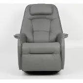 WELCON WELCONErgoSVING Relaxsessel Echtleder grau