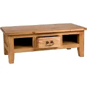 MiaMöbel Couchtisch Mexico Möbel 110x40x55 cm Landhausstil Massivholz Pinie Honig