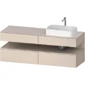 Duravit QA4778083830010 QAT KWTU WH Ek. 1600x550x600 Tp. Smt