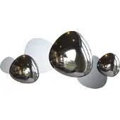Maytoni Jack-stone LED-Wandlampe, 79 cm, nickel