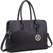 Sonstiges Große Miss Lulu Damen Handtasche Schultertasche Laptoptasche 2-in-1 Elegant Schwarz