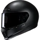 HJC V10 Solid semi matt schwarz Integralhelm L