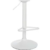 CLP Barhockergestell drehbar höhenverstellbar mit Fußstütze, Sitzaufnahme 10x10 cm, für eigene Sitzschalen