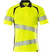 Mascot Herren Polo-Shirt ACCELERATE SAFE Hi-vis Gelb / Schwarz XXL - 19083-771-1709-XXL - Hi-vis Gelb / Schwarz