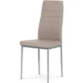 Autronic Moderner Esszimmerstuhl Dining Chair, Trüffelfarbe