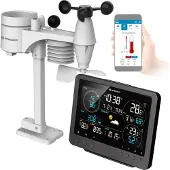 Bresser Bise Profi WLAN Wetterstation Funk mit 8 in 1 Außensensor